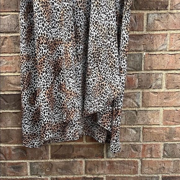 Turquoise Haven Boutique Leopard Print Women's Coat Cover Up Shaw One Size - Picture 5 of 14